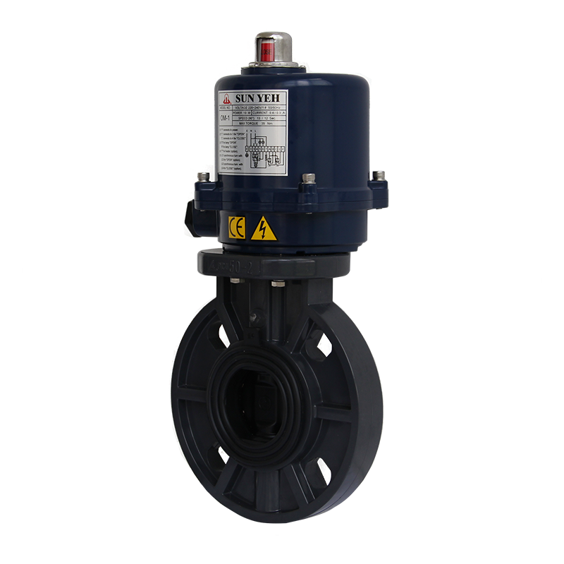 SUNYEH電動PVC蝶閥 SUNYEH電動PVC蝶閥